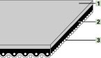 A-3LT Polyamide power transmission belt 