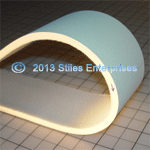 Flat Belt Covered With FDA White Sponge