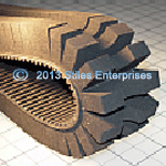 NE-10394 Custom Black Neoprene Sponge Extruder Draw Belt