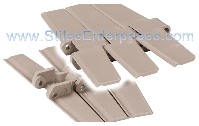 879B Radius Slat Top Chain
