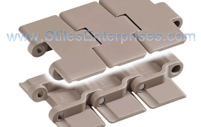 880J Radius Slat Top Chain pic