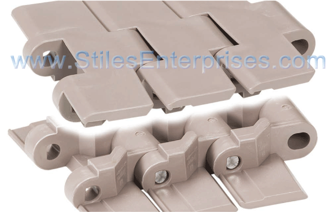 882B Radius Slat Top Chain