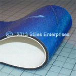 Label Belt Covered With Lycra Over Black Sponge