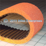 Labeler Timing Belt Covered With Orange Sponge Rubber