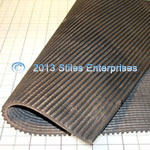 3/8 Thick Double Ribbed Neoprene Vibration Pad