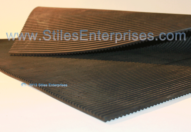 3/8 inch thick Ribbed Vibration Pad