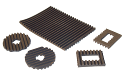 Ribbed Die Cut Shapes